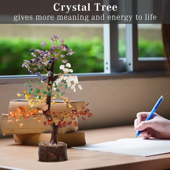 Crystal Tree of Life 7 Chakra Healing Crystal Trees for Home & Office Decoration - Picture 11 of 11